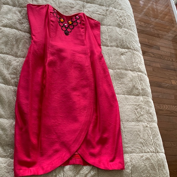 Zakura Vintage Strapless Dress with Bolero Jacket - Picture 4 of 11